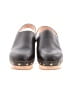 J.Crew 100% Leather Black Mule/Clog Size 10 - photo 2
