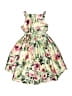 Rare Editions 100% Polyester Floral Green Dress Size 7 - photo 2
