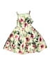 Rare Editions 100% Polyester Floral Green Dress Size 7 - photo 1