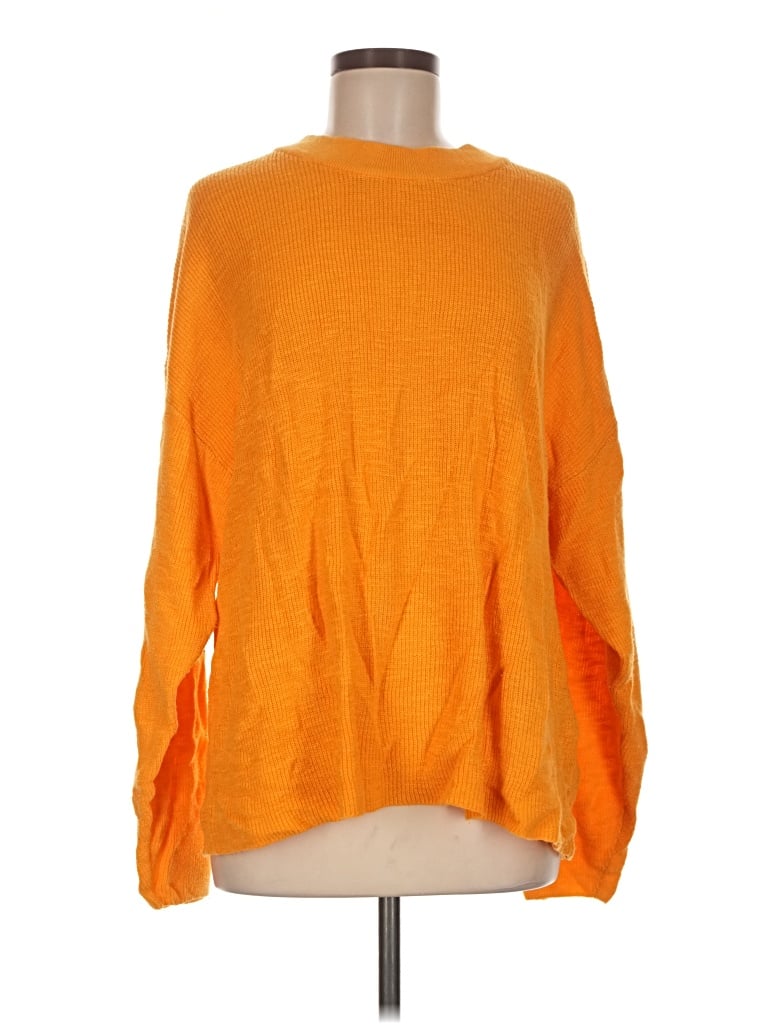 Pre-owned Fp Beach Pullover Sweater In Orange