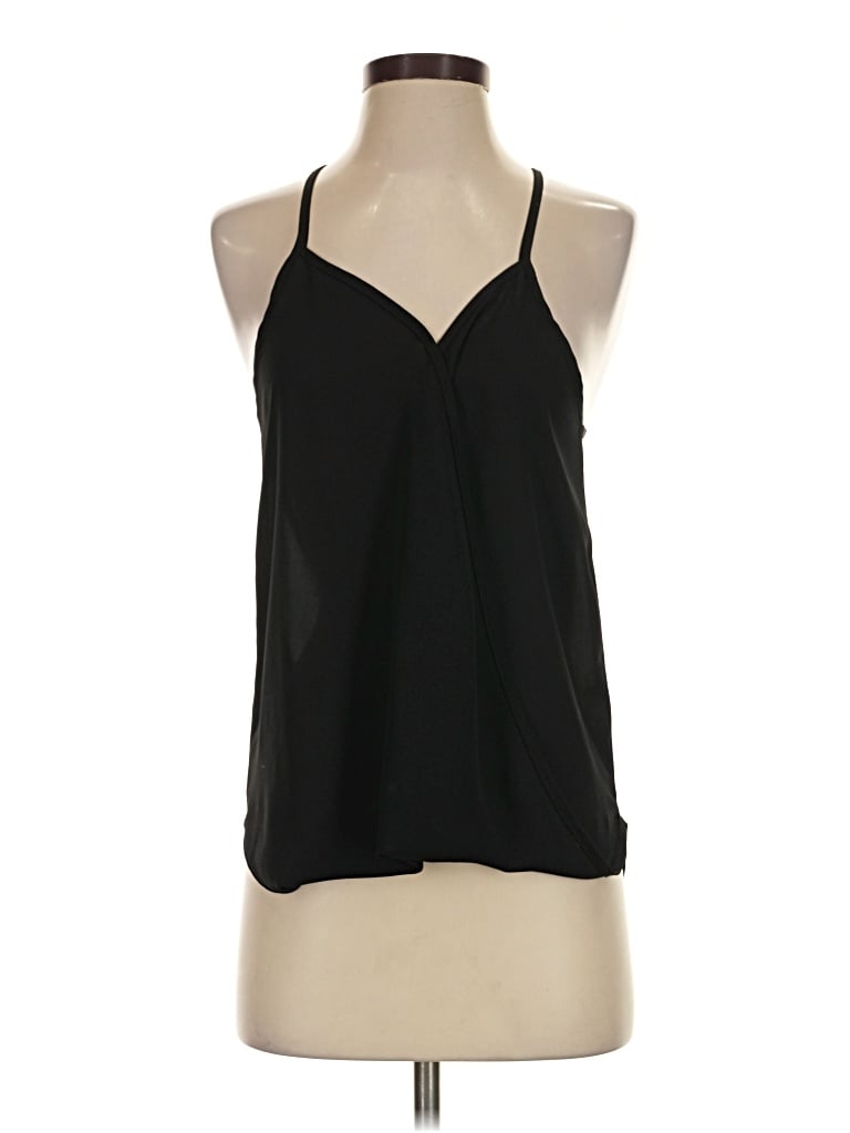 Pre-owned Lily White Sleeveless Blouse In Black