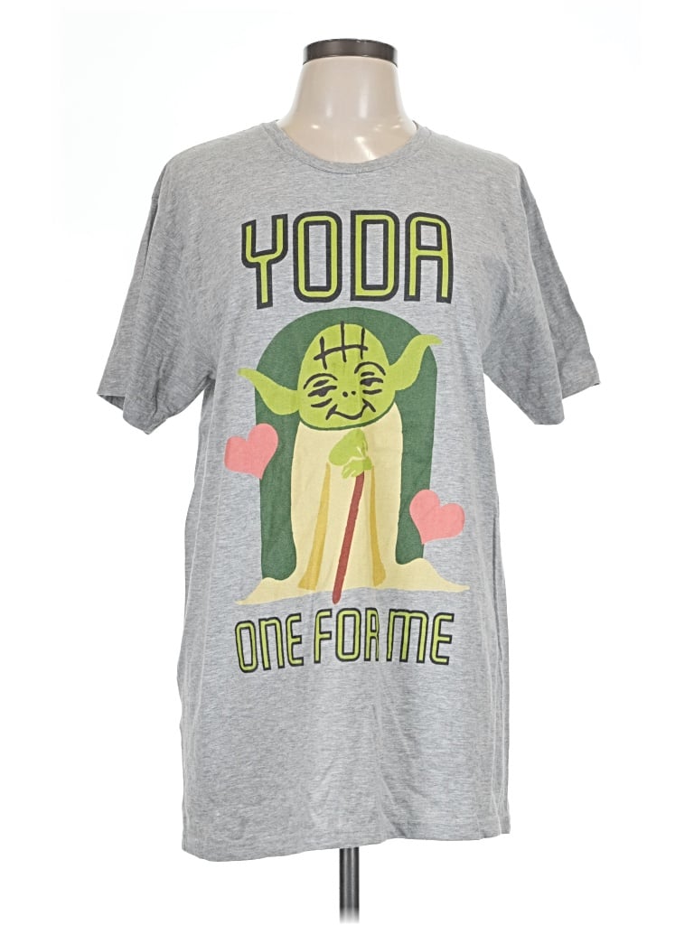 Pre-owned Star Wars Short Sleeve T-shirt In Gray