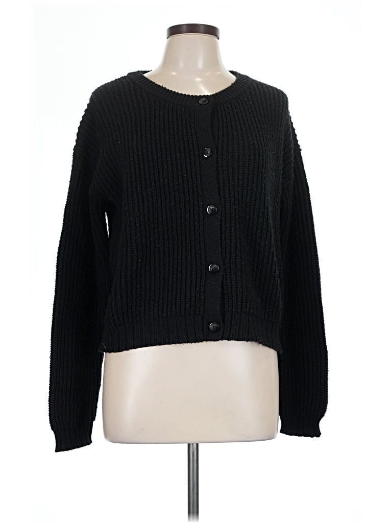 Pre-owned Splendid Cardigan Sweater In Black