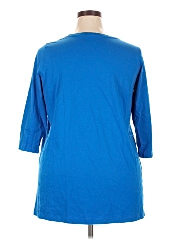 Woman Within 3/4 Sleeve T-Shirt (view 2)