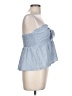 Shein 100% Polyester Blue Sleeveless Blouse Size L - photo 4