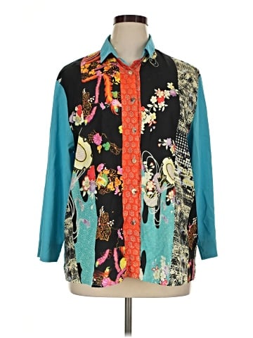 Citron 3/4 Sleeve Blouse (view 1)