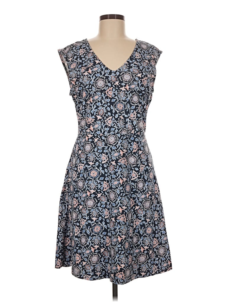 Pre-owned Title Nine Casual Dress In Blue
