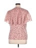 Simonton Says Polka Dots Pink Short Sleeve Blouse Size 1X - photo 2