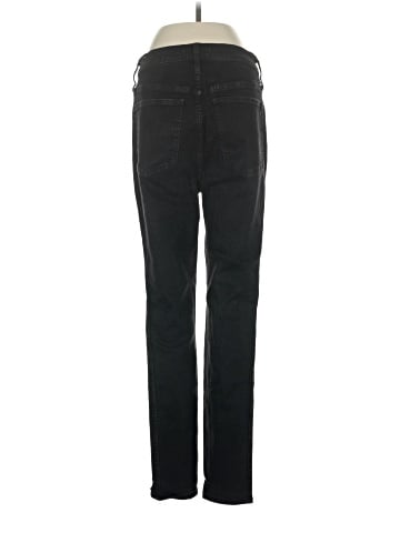 Madewell 10" High-Rise Skinny Jeans in Black Frost (view 2)