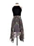 Studio One Paisley Black Cocktail Dress Size 6 - photo 1