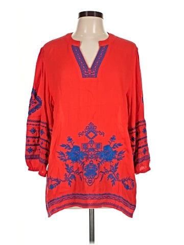 Calessa 3/4 Sleeve Blouse (view 1)
