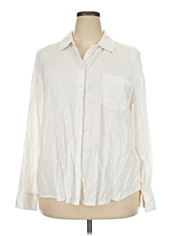 Caslon Long Sleeve Blouse (view 1)