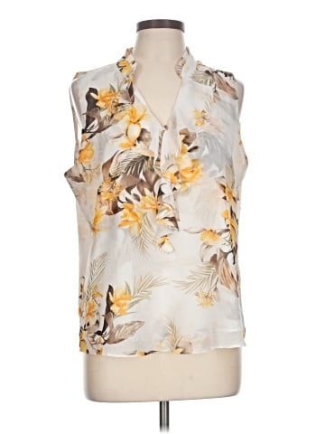White House Black Market Sleeveless Blouse (view 1)