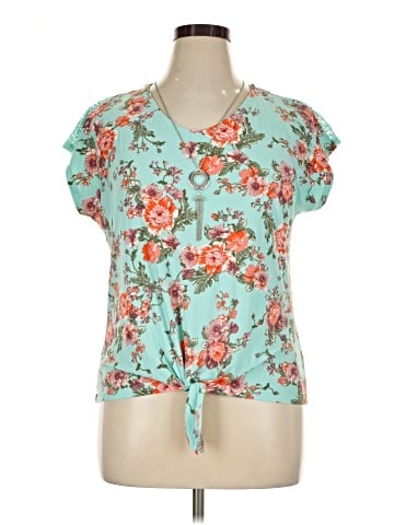 Bobbie Brooks Short Sleeve Blouse (view 1)