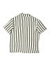 Zara Stripes Green Short Sleeve Button-Down Shirt Size 8 - 9 - photo 2