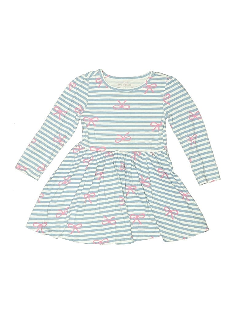 Pre-owned Epic Threads Kids' Dress In Gray