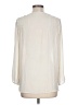 Zara Basic 100% Polyester Ivory 3/4 Sleeve Blouse Size L - photo 2