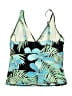 Coco Reef 100% Polyester Tropical Blue Swimsuit Top Size L - photo 2