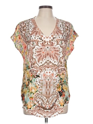 Soft Surroundings Short Sleeve Blouse (view 1)