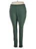 Woman Within Solid Green Active Pants Size 26 Tall (2X) - photo 1