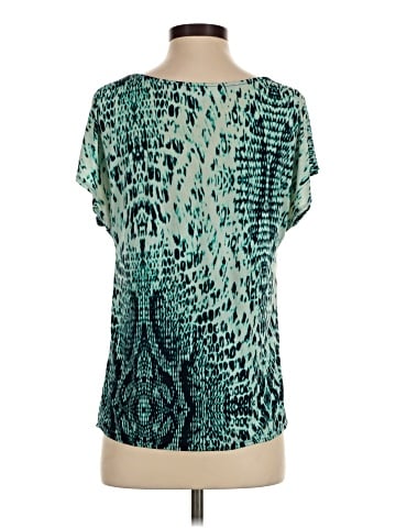 New York & Company Short Sleeve Blouse (view 2)