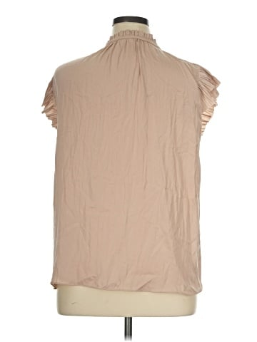 Olivia Grey Sleeveless Blouse (view 2)