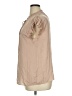 Olivia Grey 100% Polyester Tan Sleeveless Blouse Size XL - photo 5