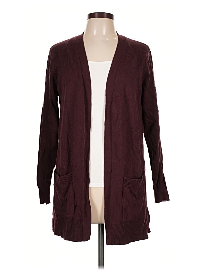 Pre-owned Matty M Cardigan Sweater In Burgundy