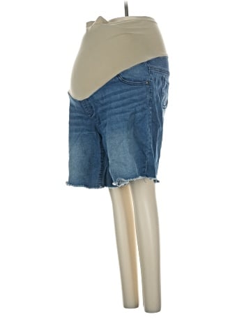 Indigo Blue Denim Shorts (view 1)