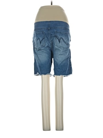 Indigo Blue Denim Shorts (view 2)