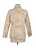 Chico's 100% Polyester Paisley Gold Coat Size Med (1) - photo 2