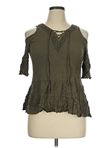 I.N. San Francisco 3/4 Sleeve Blouse (view 1)