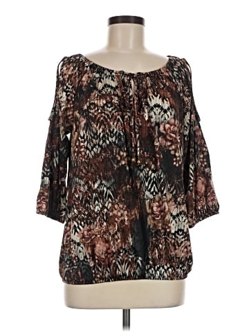 NY Collection 3/4 Sleeve Blouse (view 1)