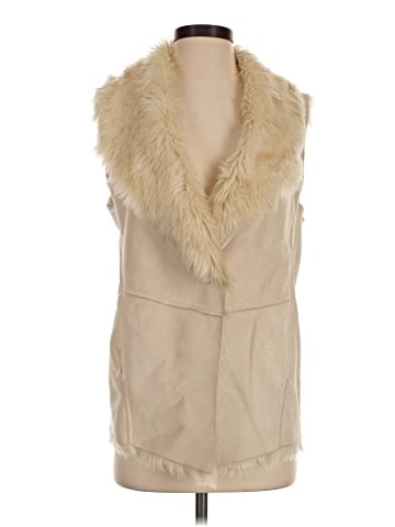 DKNY Jeans Faux Fur Vest (view 1)