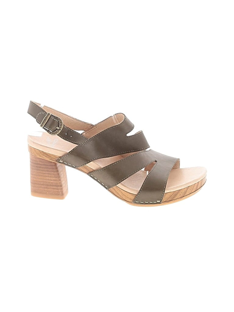 Pre-owned Dansko Sandals In Gray