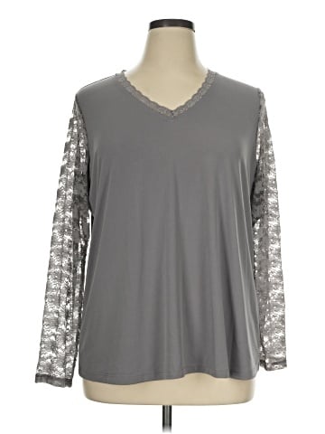 Susan Graver Long Sleeve Top (view 1)