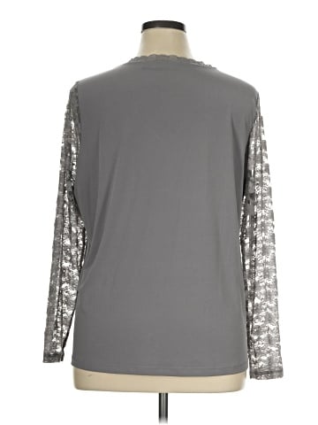 Susan Graver Long Sleeve Top (view 2)