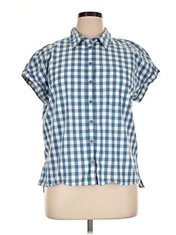 Style&Co Short Sleeve Button-Down Shirt (view 1)