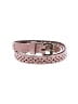 Unbranded 100% Leather Pink Leather Belt Size Sm - Med - photo 1