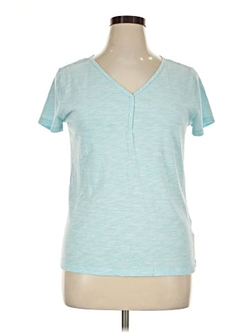 Faded Glory Short Sleeve Henley (view 1)