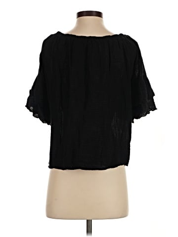 Red Haute Short Sleeve Blouse (view 2)