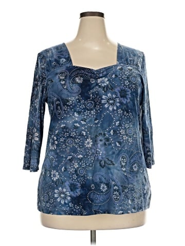 Susan Lawrence 3/4 Sleeve Blouse (view 1)