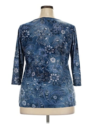 Susan Lawrence 3/4 Sleeve Blouse (view 2)