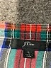J.Crew Plaid Red Long Sleeve Blouse Size L - photo 7