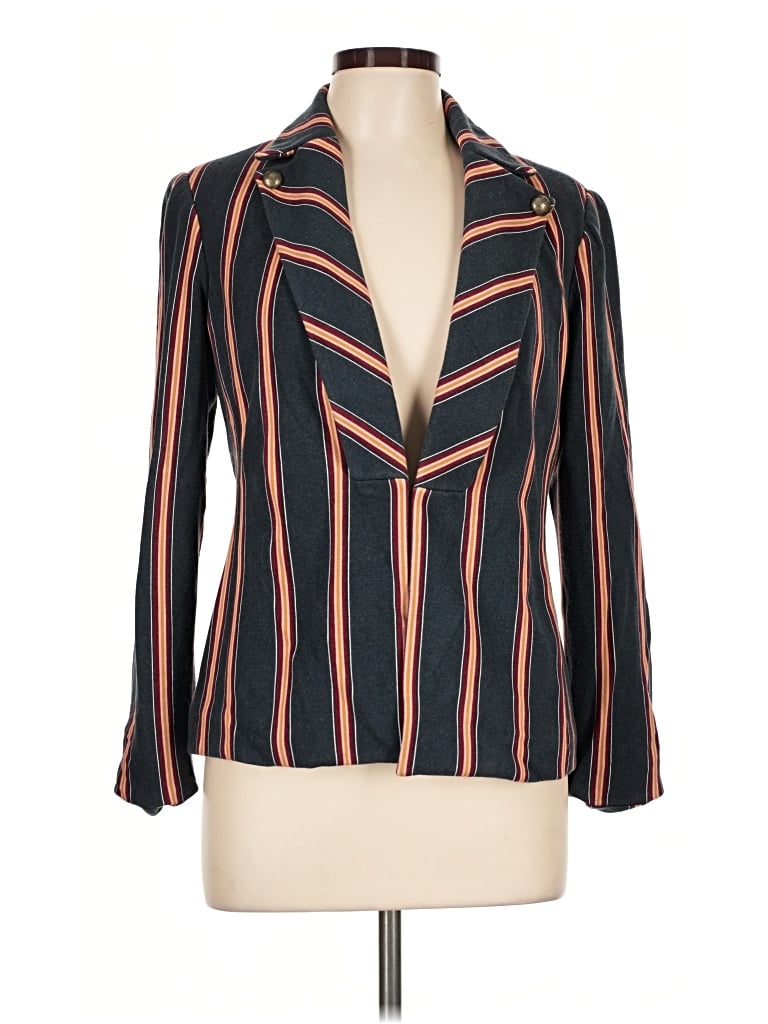 Pre-owned Chico's Blazer Jacket In Blue