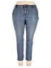 Gloria Vanderbilt Solid Blue Jeans Size 18 - photo 1