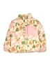H&M 100% Polyester Hearts Pink Snow Jacket Size 6 - photo 1
