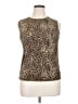 Susan Lawrence Gold Sleeveless Top Size XL - photo 1