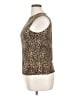Susan Lawrence Gold Sleeveless Top Size XL - photo 5