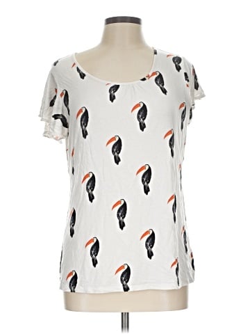 Ann Taylor Factory Short Sleeve T-Shirt (view 1)